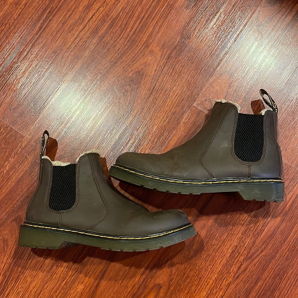 doc martins lined booties